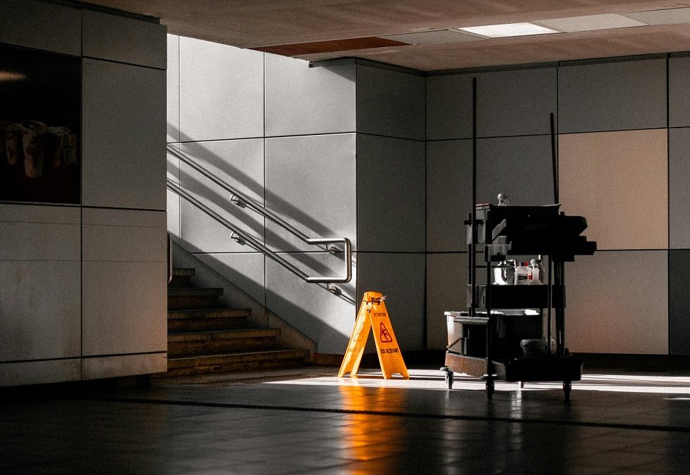 Limpieza de escaleras